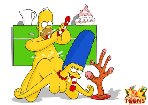 sexy marge with sweet candy the simpsons porn