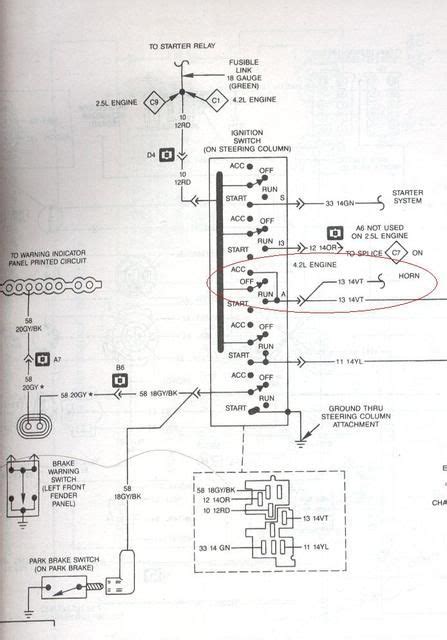 jeep yj wiring harness diagram