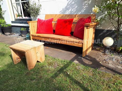tuinbank douglas steigerhout meubelen van steigerhout