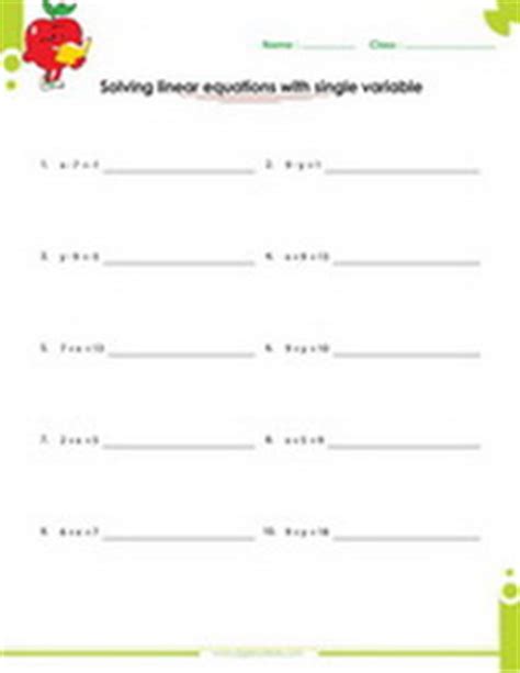 solving graphing linear equations worksheets