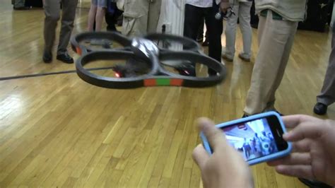 parrot ardrone iphone controlled air ship youtube