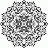 Coloring Adult Mandalas Pages Popular Awesome Book sketch template