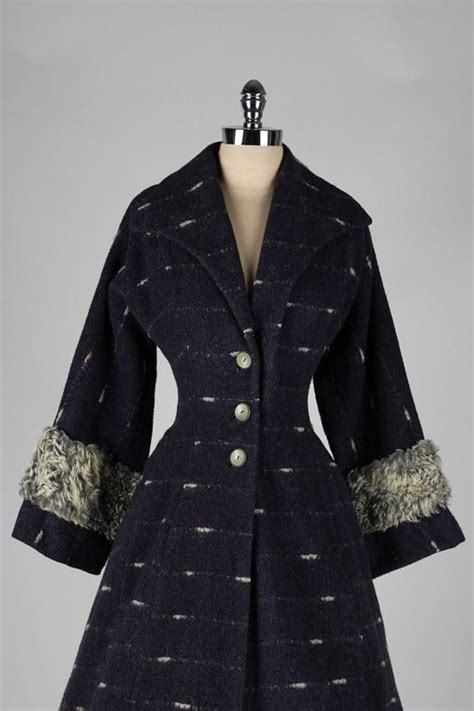 vintage 1950 s lilli ann wool princess coat at 1stdibs