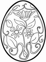Easter Egg Coloring Pages Eggs Printable Colouring Print Choose Board Cute sketch template