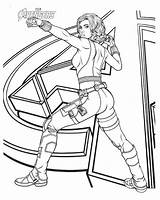 Avengers Widow Coloring Pages Dessin Colorier Coloriage Drawing Power Girl Print Getdrawings Printable Drawings Jeu sketch template