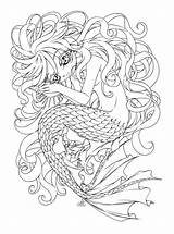 Coloring Ocean Pages Adult Mermaid Jasmine Color Deviantart Becket Waves Griffith Sounds Printable Sureya Line Getdrawings Book Discover Drawing Choose sketch template