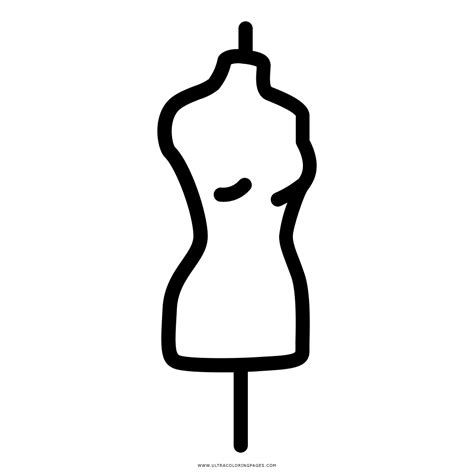 mannequin female coloring page ultra coloring pages