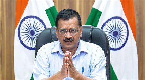 kejriwal rectified  mistake changed flags  press conference