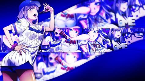 speed art banner template style anime youtube
