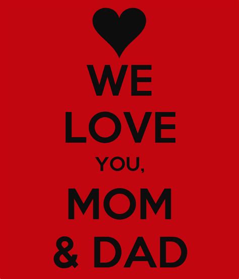 love  mom dad poster marin  calm  matic