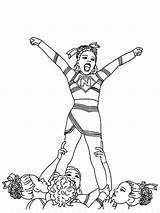 Coloring Cheerleader Pages Cheerleading Cheer Printable Print Drawing Color Girls Girl Stunts Getcolorings Won Competition Recommended Getdrawings sketch template