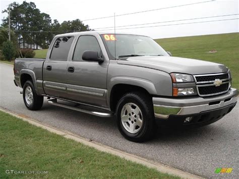 graystone metallic chevrolet silverado   crew cab   gtcarlotcom car