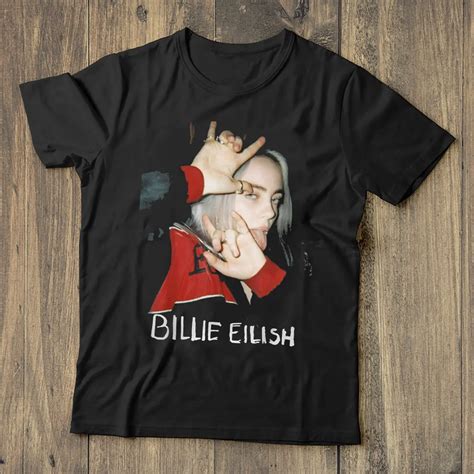 billie eilish fans  shirt  love billie eilish shirt black cotton men  xl novelty cool tops