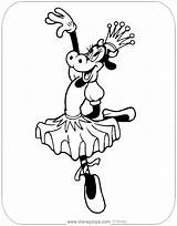 Coloring Clarabelle Cow Pages Ballet Dancing Mickey Disneyclips Mouse Friends Minnie Daisy Printable Goofy Duck Funstuff sketch template