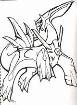 Pokemon Coloring Pages Legendary Dialga Para Colorear Rare Arceus Drawing Legendaries Color Rayquaza Dibujos Sketch Imprimir Printable Deviantart Drawings Pintar sketch template