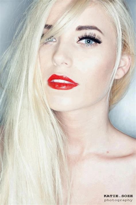 148 Best Blond Hair Red Lips Images On Pinterest Hair