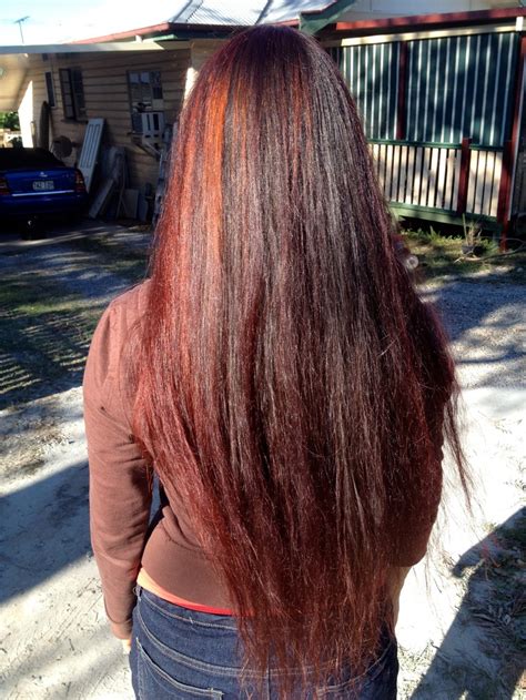 beautiful auburn red hair with henna girl from arabia