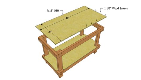 workbench plans  myoutdoorplans  woodworking
