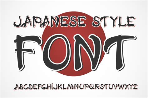 handwritten font japanese style display fonts creative market