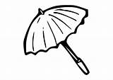 Malvorlage Regenschirm Ausmalbild sketch template