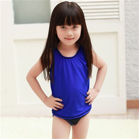 buy children swimwear  cap color sleeveless