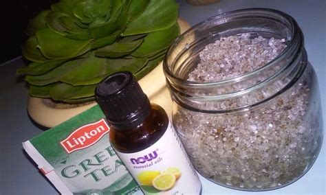 spa essentials green tea moisturizing body scrub