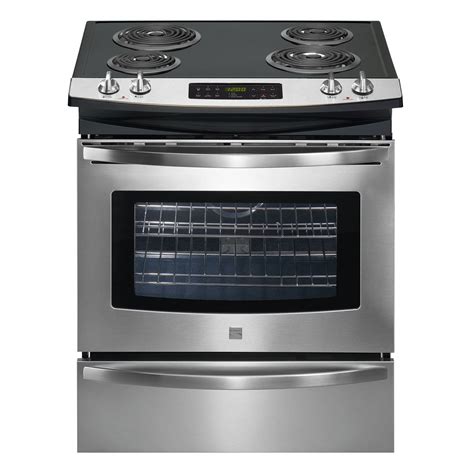 kenmore    clean   electric range  deluxe coil elements