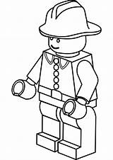 Lego Coloring Firefighter Pages City Fireman Fire Printable Undercover Color Fighter Print Cartoon Drawing Paper Department Coloringpagesonly sketch template