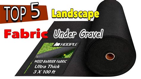 landscape fabric  gravel youtube