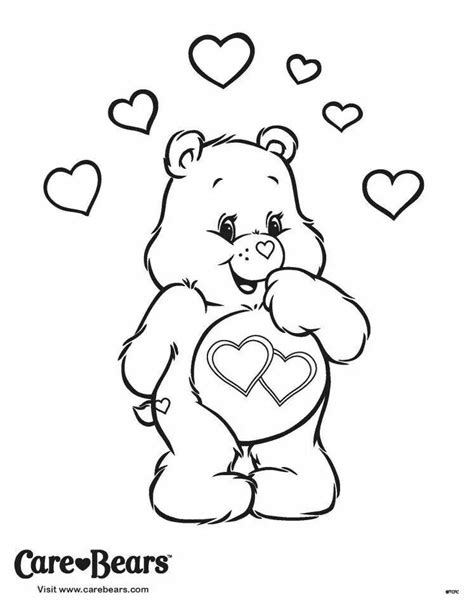 love  lot coloring page bear coloring pages cartoon coloring pages
