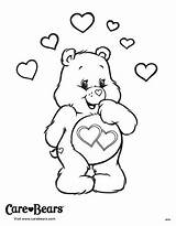 Care Bears Bear Coloring Pages Lot Lucky Baby Printable Valentine Kids Cartoon Grumpy Cheer Cute Adult Teddy Sheets Disney Color sketch template