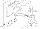 Firefighter Supercoloring sketch template