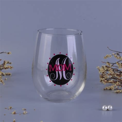 mouth blown stemless wine glass cup whisky glass red wine glass tumbler