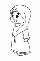Kartun Mewarnai Muslimah Muslim Sketsa Azhan Diwarnai Dokter Animasi Terbaru Perempuan Keren Diwarna Berhijab Gambarcoloring Kumpulan Shalat Sholat Lucu Rebanas sketch template