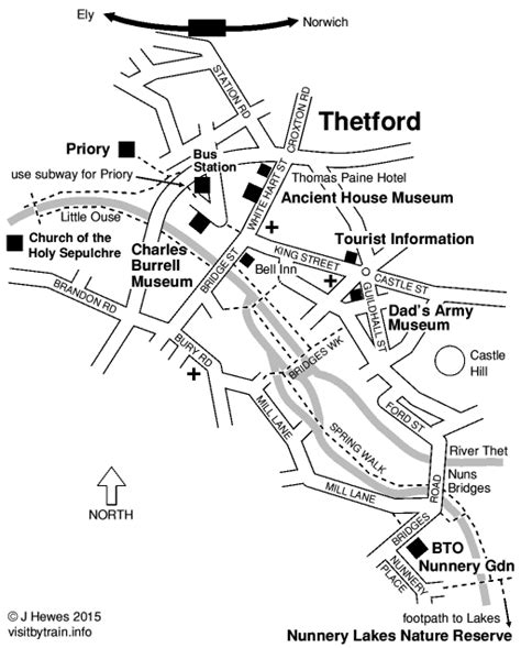 thetford visit  train  station  station guide  uk tourist attractions
