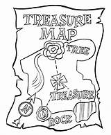 Treasure sketch template