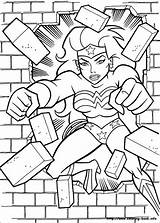 Coloring Wonder Woman Pages Printable Disegni Colorare Para Print Sheets Book Kids Colorear Da Dibujos Libro Visitar Superhero Brick Cartoon sketch template