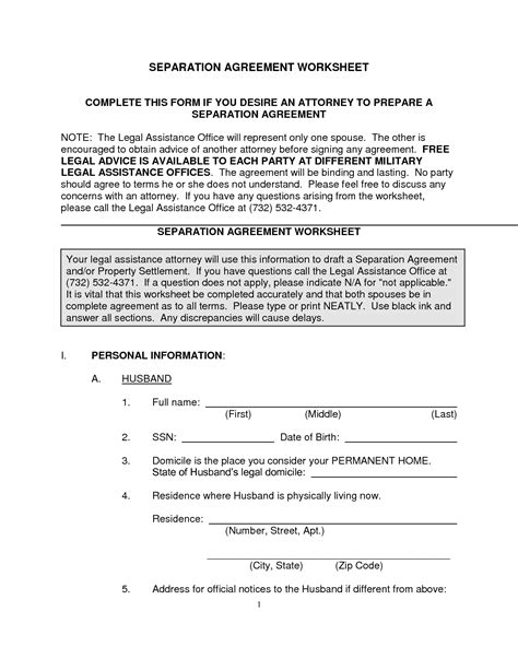 Legal Agreement Forms Free Printable Documents