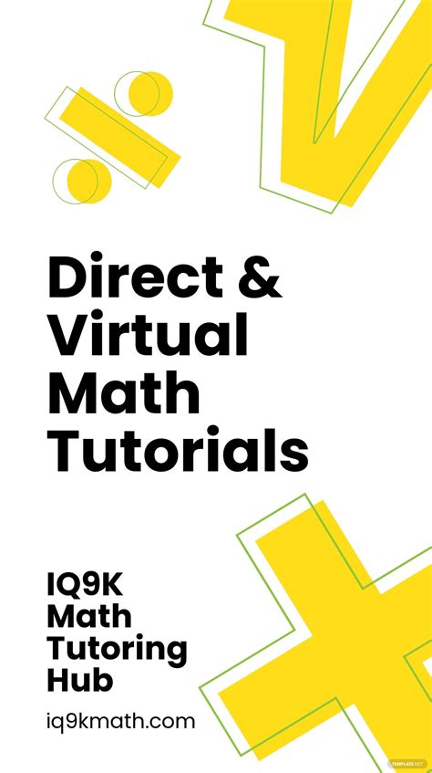 free math tutoring instagram story template