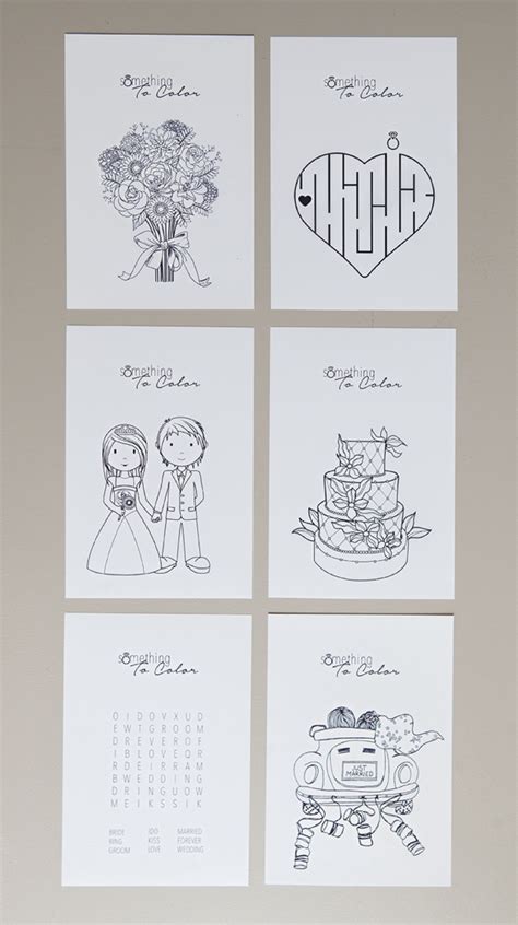 printable wedding coloring pages  printable templates