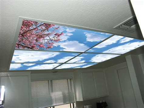 Skypanels Turn Your Ceiling Light Panels Into An Image Of
