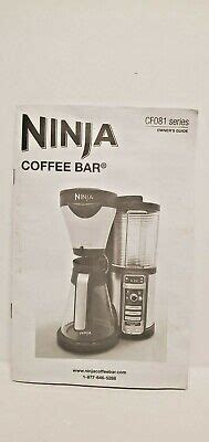 ninja coffee bar manual directions cf owners guide ebay