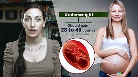 how much weight you should gain during pregnancy youtube