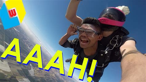 i jumped out of a plane first time skydiving youtube