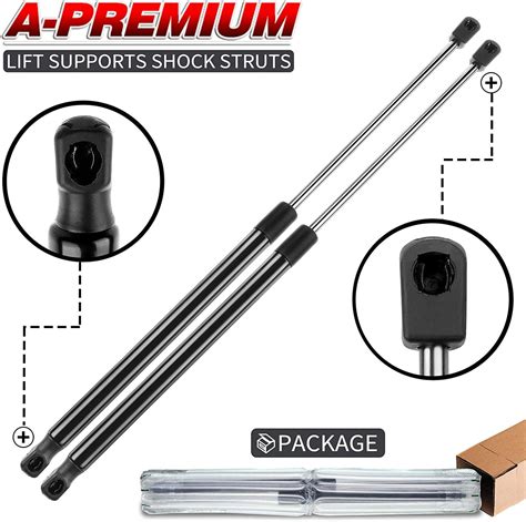 premium rear tailgate lift supports shock struts compatible  nissan rogue select