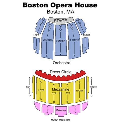 citizens opera house boston ma   event schedule seating chart