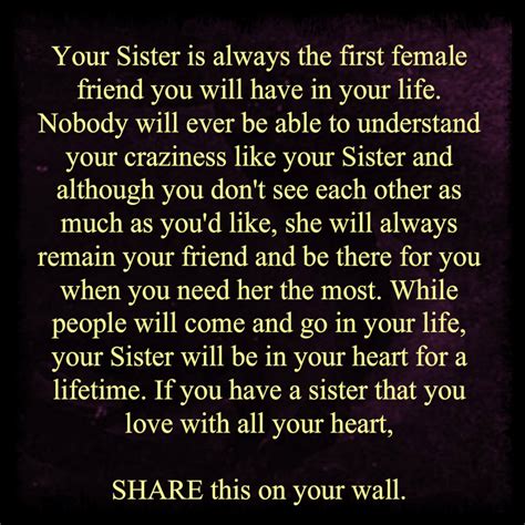 facebook sister wall quotes quotesgram