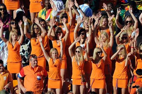 Pdxgrrl Fifa Detains 36 Female Holland Fans For Wearing Tiny Orange