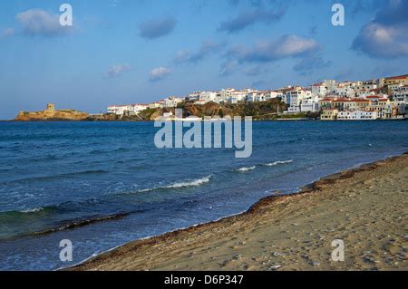 hora andros island cyclades greek islands greece europe stock photo alamy