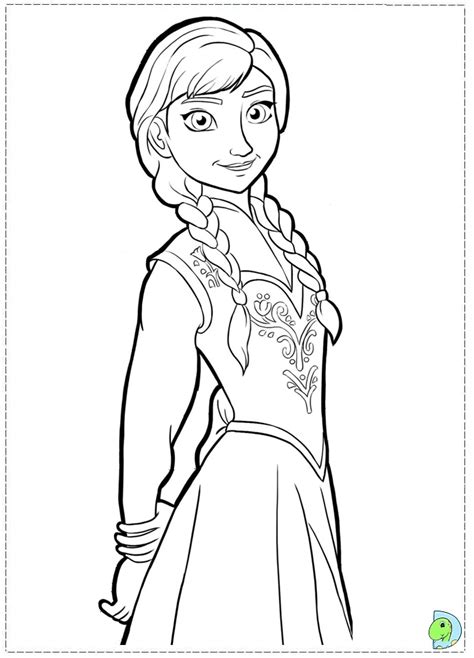 frozen coloring pages anna coloring pages images frozen coloring